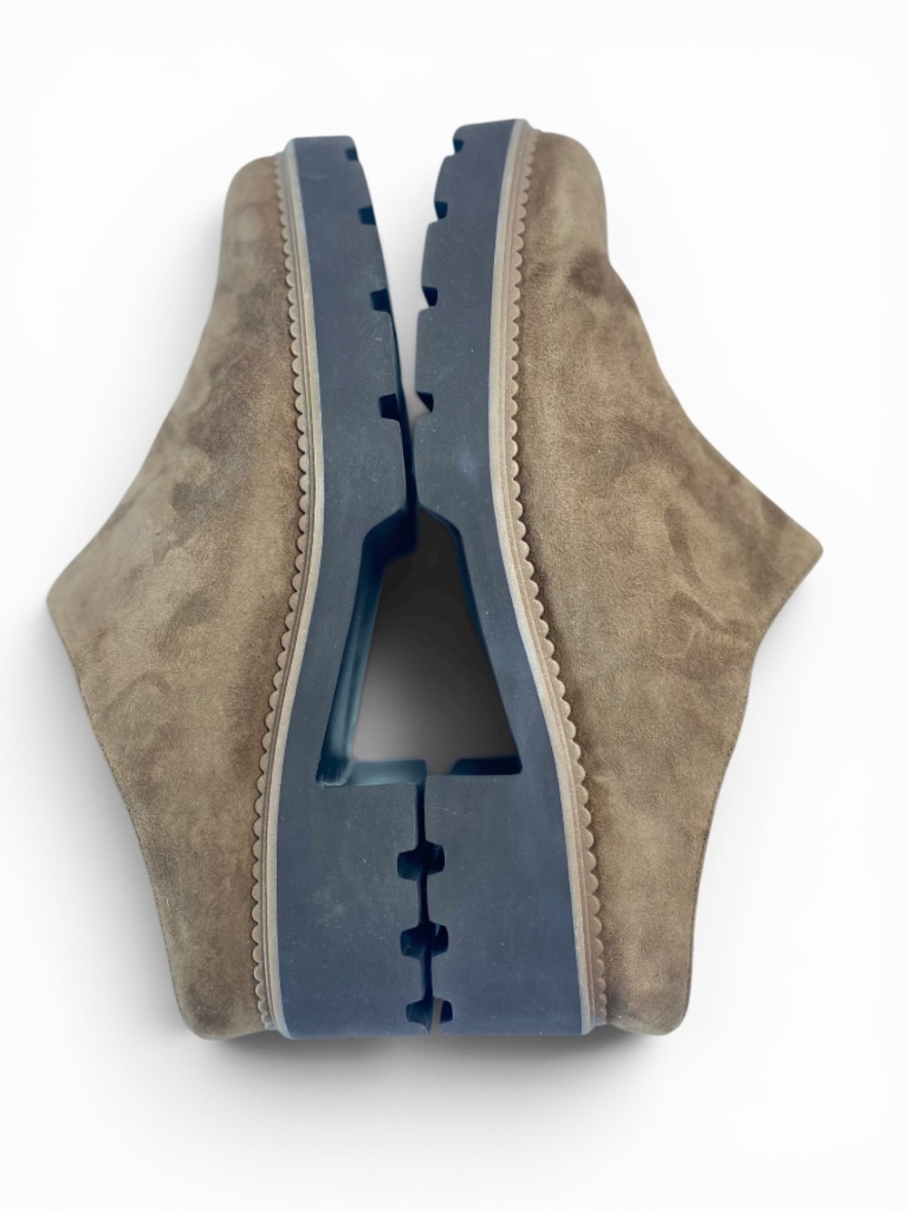 Vionic Fairfax Clogs Women's Suede Slip-On Comfort Mule Lug Sole Hazelnut Size 9 - Picture 5 of 8